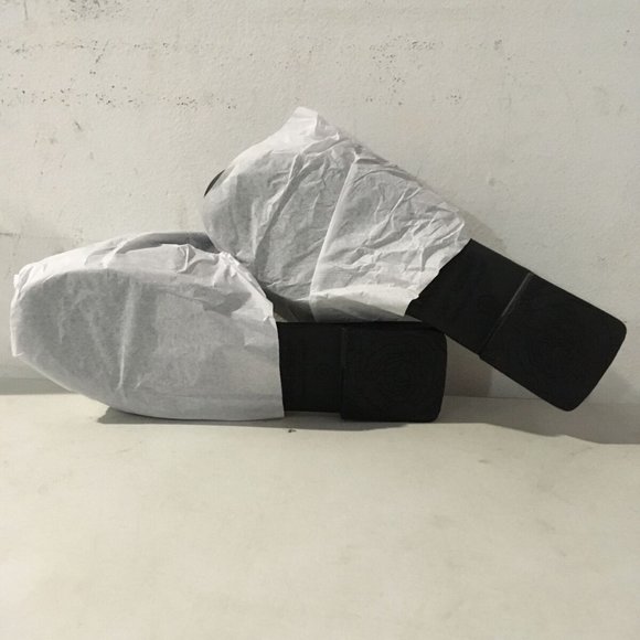 NWT CAPE ROBBIN DANE BOW FLAT MULE SLIDE SANDALS BLACK 5‎ - Picture 16 of 16